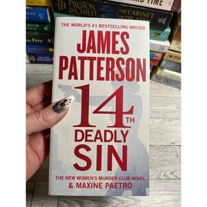 James Patterson 14th Deadly Sin Womens Murder Club Paperback Mystery Thriller